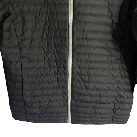 Patagonia Down Black Quilted Puffer Jacket with Full-Length Zipper Women Size XL - Picture 4 of 9